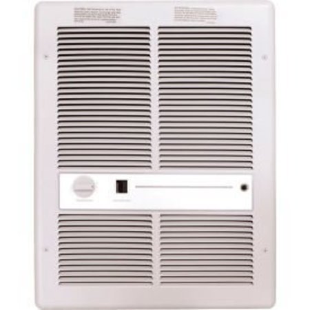 TPI INDUSTRIAL TPI Fan Forced Wall Heater With Summer Fan Switch H3317T2SRPW - 4800W 240V White H3317T2SRPW